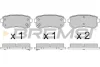 Гальмівні колодки зад. Hyundai i30 07-, Kona 17-, Tucson 18-, Kia Ceed 06-, Sportage 04- (Mando) BREMSI BP3614 (фото 1)