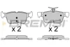 Гальмівні колодки Focus/Kuga/Mondeo 12- BREMSI BP3637 (фото 1)