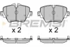 Гальмівні колодки пер. F40/F45/F46/G20/G30/G31/G01 14- (TRW) BREMSI BP3643 (фото 1)