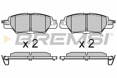 Гальмівні колодки зад. Mazda CX5 14- (Akebono) BREMSI BP3661