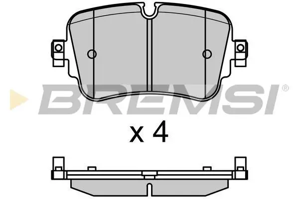 Гальмівні колодки зад. Audi A6/A7/A8/Q7/Q8/VW Touareg 18- BREMSI BP3686 (фото 1)