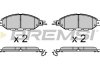 Гальмівні колодки пер. Nissan Murano III 14- (165.45x59.9x16.4) BREMSI BP3720 (фото 1)