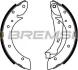 Гальмівні колодки зад. 405/Berlingo/Partner/Xsara (96-21) BREMSI GF0106 (фото 1)