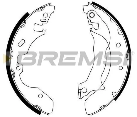Гальмівні колодки зад. Ford Mondeo 93-00 (TRW) (228х45) BREMSI GF0237 (фото 1)