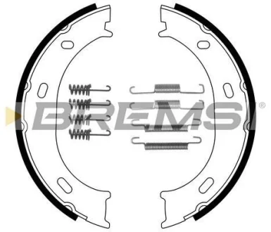 Колодки ручного гальма Sprinter 208-316/LT 35 96-06 (з пружинками) BREMSI GF0306-1