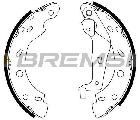 Гальмівні колодки зад. Smart 98-07 (Bosch) BREMSI GF0308 (фото 1)
