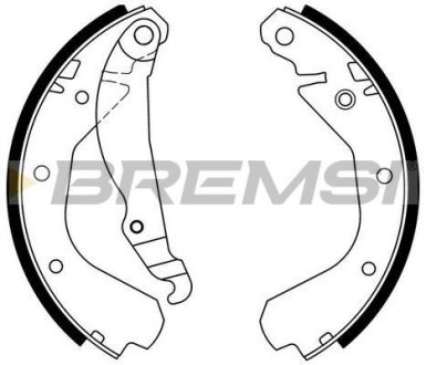 Гальмівні колодки зад. Opel Ascona C 81-88/Vectra A 88-95 (GM) BREMSI GF0350