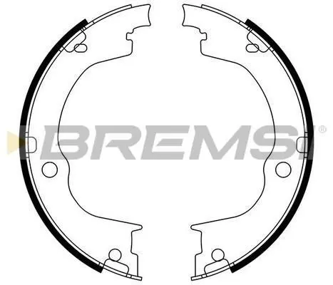 Колодки ручного гальма Opel Antara 06- /Chevrolet Captiva 06- (Akebono) BREMSI GF0360 (фото 1)