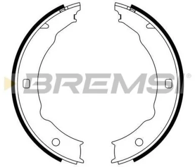 Колодки ручного гальма Peugeot 406 95-04/ 604 00- BREMSI GF0387
