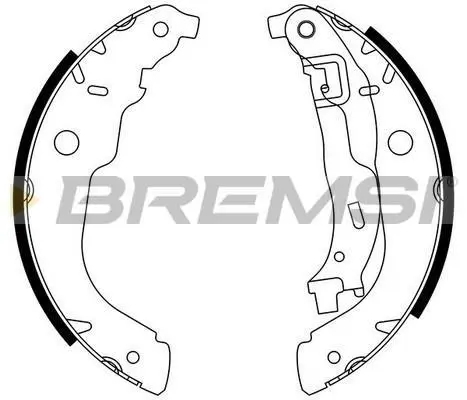 Гальмівні колодки зад. Peugeot 207 06-/ Citroen DS3, C3 06-(Bosch) BREMSI GF0389 (фото 1)