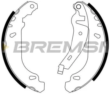 Гальмівні колодки зад. Renault 9,11,19,21, Clio, Rapid BREMSI GF0415-2