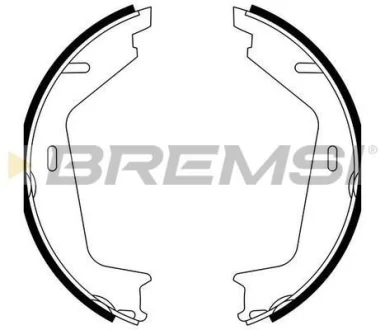 Гальмівні колодки бараб. XC90 02- BREMSI GF0608A