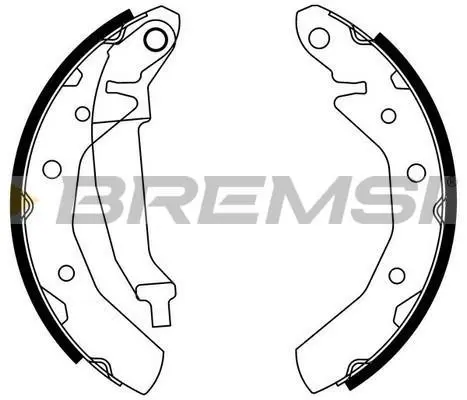 Гальмівні колодки зад. Chevrolet Matiz/Spark 05-/ Daewoo Matiz 98- BREMSI GF0630 (фото 1)