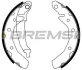 Гальмівні колодки зад. Chevrolet Matiz/Spark 05-/ Daewoo Matiz 98- BREMSI GF0630 (фото 1)