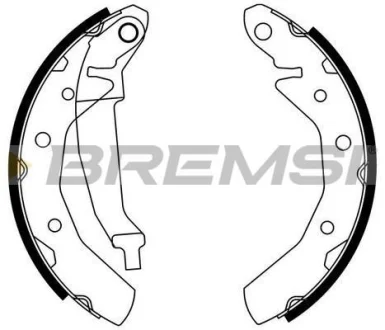 Гальмівні колодки зад. Chevrolet Matiz/Spark 05-/ Daewoo Matiz 98- BREMSI GF0630