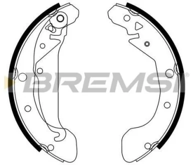 Гальмівні колодки зад. Chevrolet Rezzo 05-/Daewoo Rezzo 00- (TRW) BREMSI GF0632