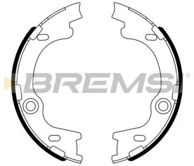 Колодки ручного гальма Ceed/i30/iX35/Sportage 06-15 BREMSI GF0804