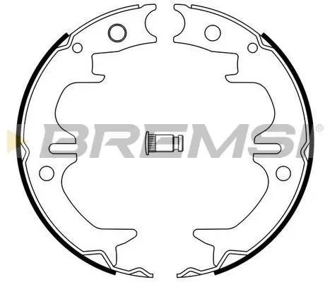 Колодки ручного гальма Camry/Сelica 82-96 BREMSI GF0962 (фото 1)