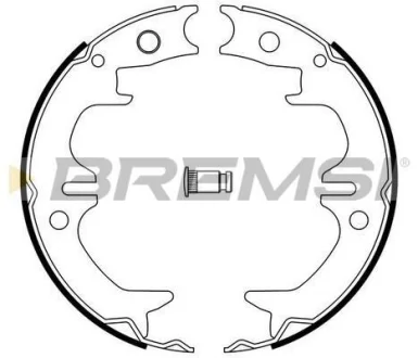 Колодки ручного гальма Camry/Сelica 82-96 BREMSI GF0962