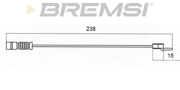 Датчик гальмівних колодок MB Vario/609-814 BREMSI WI0579 (фото 1)