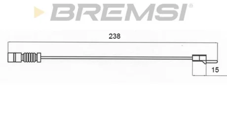 Датчик гальмівних колодок MB Vario/609-814 BREMSI WI0579