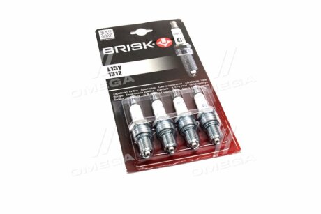 Свічка запалювання 2101-99/1102/2141/412 (зазор 0,7 мм) BRISK L15Y