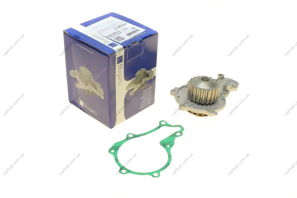 Помпа води Citroen C1/C2/C3/Nemo/Ford Fiesta/Peugeot 1007/206/307 1.4HDi/TDCI 02- BUGATTI PA10013 (фото 1)