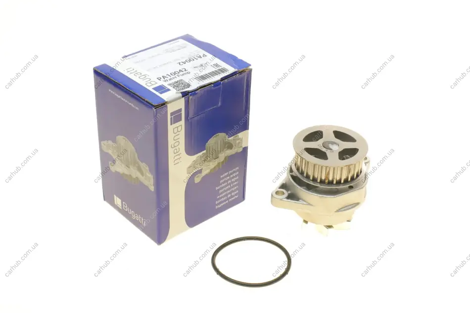Помпа води Audi A2/Seat Leon/Toledo/VW Golf/Jetta/Polo/Bora 1.6 16V/1.6FSI 98-05 (B/B) (7 лоп) BUGATTI PA10042 (фото 1)