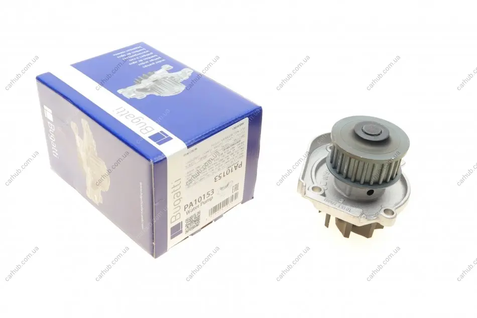 Помпа води Fiat Doblo/Panda/Punto 1.4 05-/Opel Combo 1.4 12-/Ford Ka 1.2 08-16 BUGATTI PA10153 (фото 1)