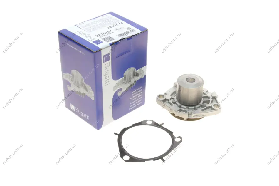 Помпа води Fiat Doblo/Opel Combo/Astra H/J/Zafira B/C/Vectra 1.6/1.9/2.0CDTI 10- BUGATTI PA10184 (фото 1)
