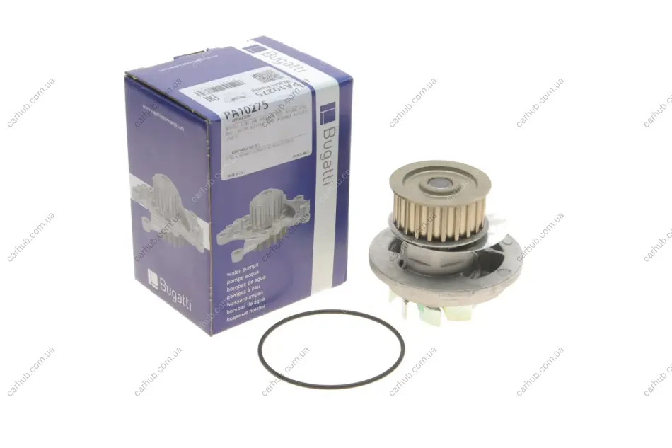 Помпа води Opel Astra F/Vectra A 1.7D/TD 88-00/Kadett E/Ascona C 1.6D/1.7D 86-91 BUGATTI PA10275 (фото 1)
