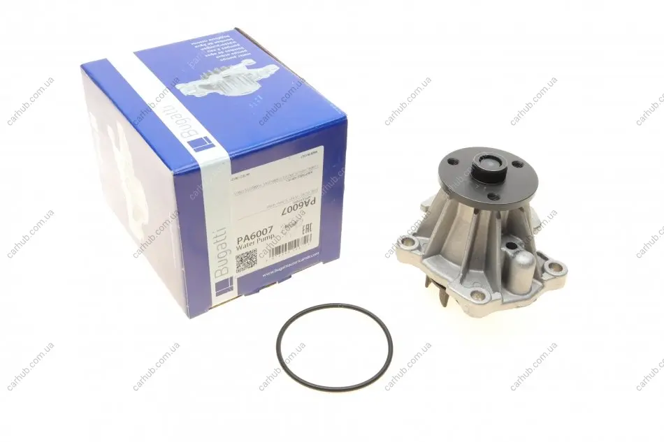 Помпа води Ford Escort VI/VII/Scorpio I/II/Sierra II 2.0i/2.0 16V/RS2000 87-06 (R/B) (8 лоп.) BUGATTI PA6007 (фото 1)