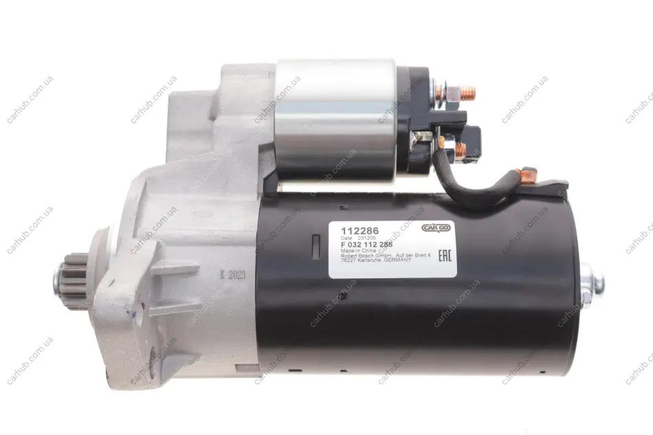 Стартер VW T4 2.5 TDI 95-03/MB V-class (638) 2.8 (M104) 97-03 (1.7kw) (z=9/11) = 112286 HC- CARGO F 032 112 286 (фото 1)