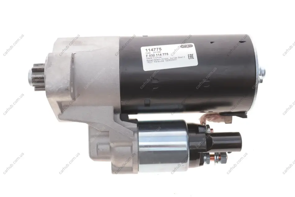 Стартер Audi Q7 06-15/VW Touareg 3.0 TDI 04-18 (12V/2.2kw) = 114775 HC- CARGO F 032 114 775 (фото 1)