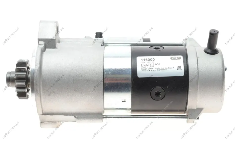 Стартер Audi Q7/VW Touareg 3.0 TDI 07-18 (12V/2kw) (z=15) = 116000 HC- CARGO F 032 116 000 (фото 1)