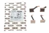 Щітки стартера Audi 100 (C1) 1.8 68-71 (12V) 18x7x16 = BSX1044 HC- CARGO F 032 900 043 (фото 2)
