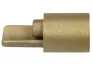 Наконечник профіля, śr.27mm, довжина3300мм, латунь / нержавійка (квадрат) CARGOPARTS CARGO-E005KM (фото 1)