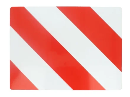 Попереджуюча/інформаційна дошка, Попереджуюча/інформаційна дошка прав (без підсвітки для негабаритних вантажів) 300мм x 400мм CARGOPARTS CARGO-T003