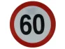 Наклейка обмеження швидкості 60km/h (1шт, світловідбиваюча) діаметр: 20см CARGOPARTS CARGO-T005 (фото 1)