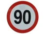 Наклейка обмеження швидкості 90km/h (1шт, світловідбиваюча) діаметр: 20см CARGOPARTS CARGO-T009 (фото 1)