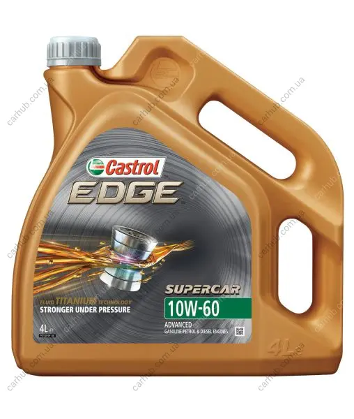 Моторна олива EDGE (4L) 10W60 API CF SN BMW M-MODEL VW 501.01 VW 505.00 CASTROL EDGE 10W60 SUPERCAR 4L (фото 1)