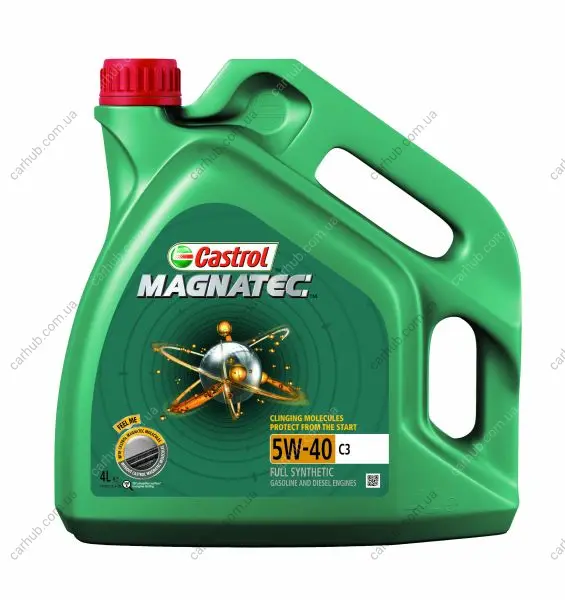 Моторна олива MAGNATEC (4L) 5W40 API SN BMW LL-04 FIAT 9.55535 S2 MB 229.31 RENAULT RN 0700 RENAULT RN 0710 CASTROL MAGNATEC 5W40 C3 4L (фото 1)