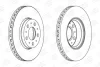 КОМПЛ.2 ШТ/ Гальмівний диск перед. Volvo S60, S80, V70, XC70 98- (286x26) CHAMPION 562244CH (фото 1)