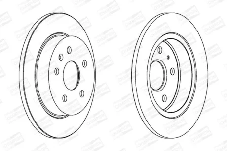 КОМПЛ.2 ШТ/ Гальмівний диск зад. Insignia (G09) 08- (292*12) CHAMPION 562461CH