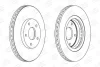 КОМПЛ.2 ШТ/ Гальмівний диск пер. Nissan Juke 10-19/Qashqai/X-Trail (T31) 07-13 (296x26) CHAMPION 562578CH (фото 1)