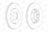 Фото 1 - гальмівний диск перед. Seat Mii/Skoda Citigo 11-19 компл. 2шт CHAMPION 562727CH Гальмівний диск перед. Seat Mii/Skoda Citigo 11-19 компл. 2шт CHAMPION 562727CH (фото 1)