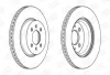 КОМПЛ.2 ШТ/ Гальмівний диск пер. Hyundai i20 14-/Kia Rio 11- (280*22) CHAMPION 562944CH (фото 1)