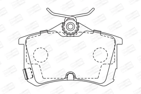 Гальмівні колодки зад. Honda Accord 98-08 (TRW) CHAMPION 572478CH