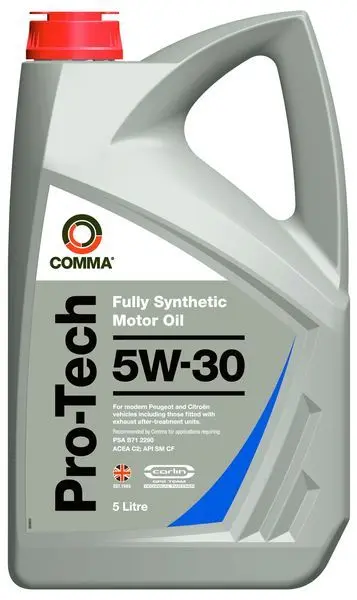 Моторна олива Pro-Tech (5L) 5W30 PSA B71 2290 COMMA PRO-TECH 5W30 5L (фото 1)