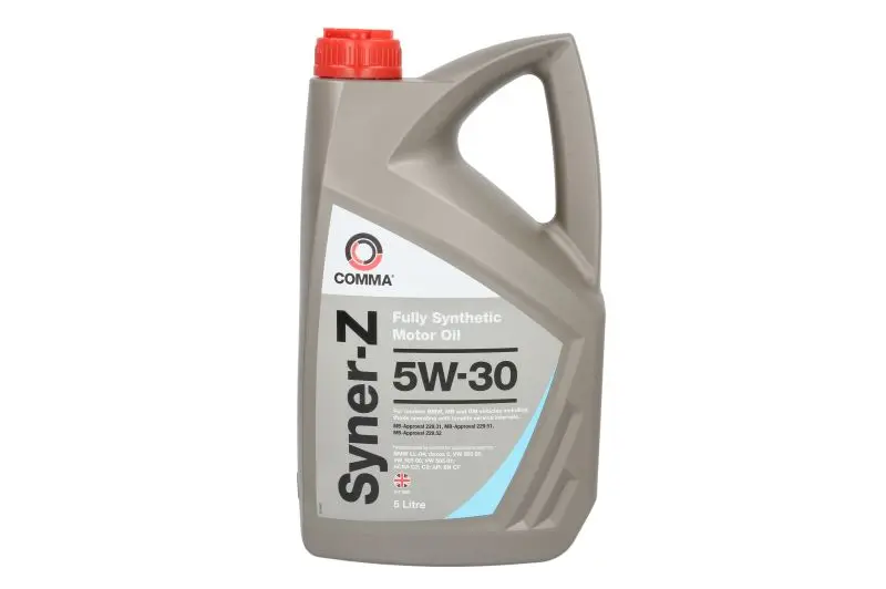 Моторна олива Syner-Z (5L) 5W30 API CF SN BMW LL-04 DEXOS 2 MB 229.31 MB 229.51 MB 229.52 VW 502.00 VW 505.00 VW 505.01 COMMA SYNER-Z 5W30 5L (фото 1)